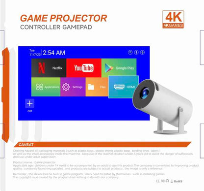 2.4G Wireless Game Projector